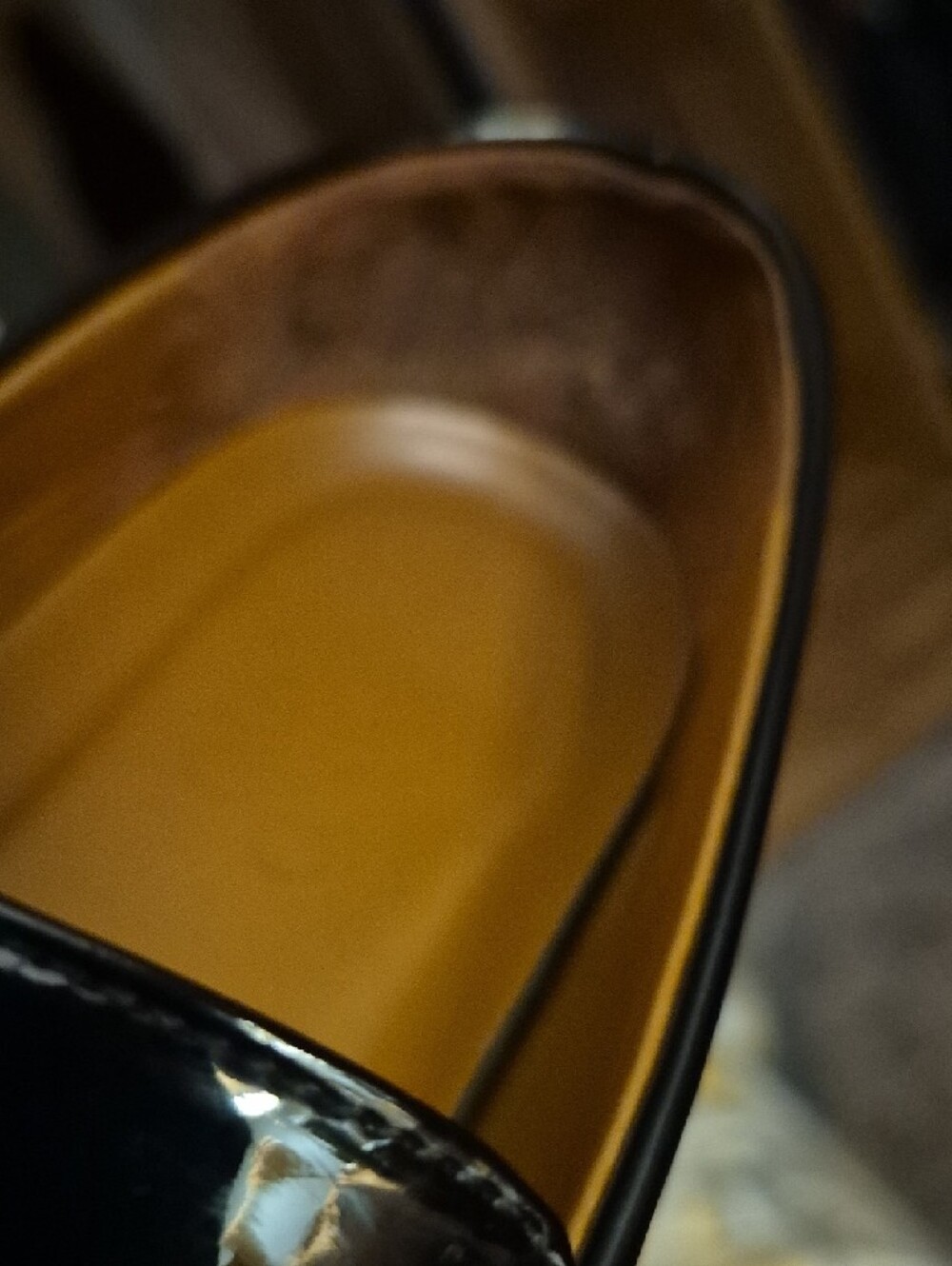 Franco Sarto Black Patent Tassel Loafers - Picture 8 of 9